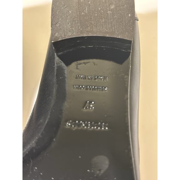 Rare Hermes Leather Kelly Buckle Loafer Women Size 37 US 6.5 Good Cond. W/ Dust - Picture 12 of 16